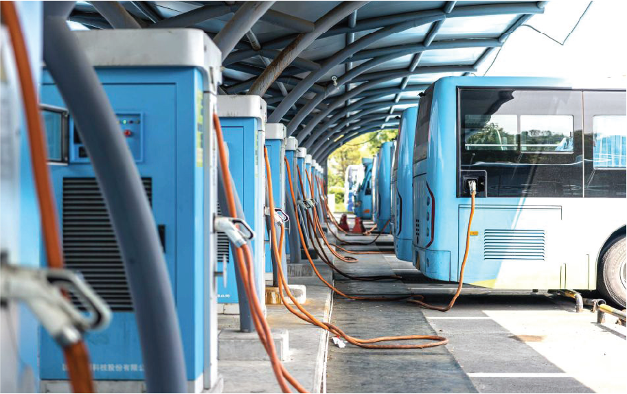 100 E-Bus Charging Station at Rajkot Rajpath Ltd.